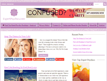 Tablet Screenshot of expertpsychics.com